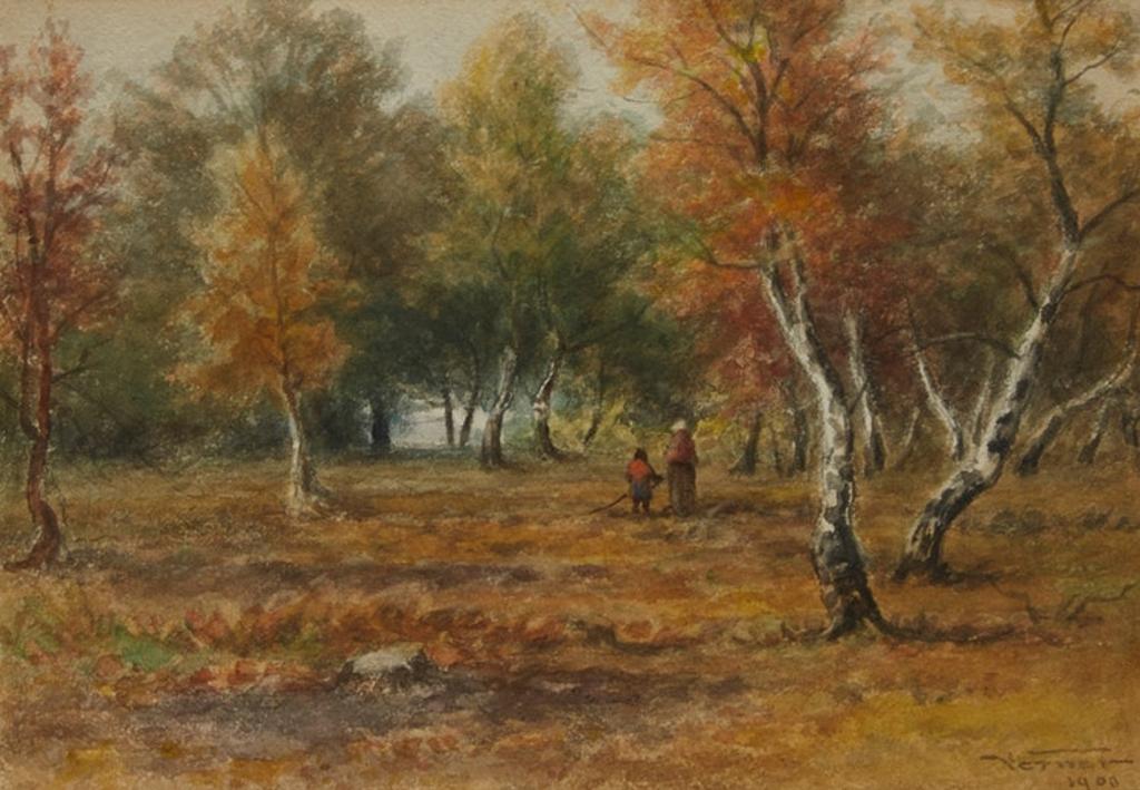 Frederick Arthur Verner (1836-1928) - Autumn Stroll