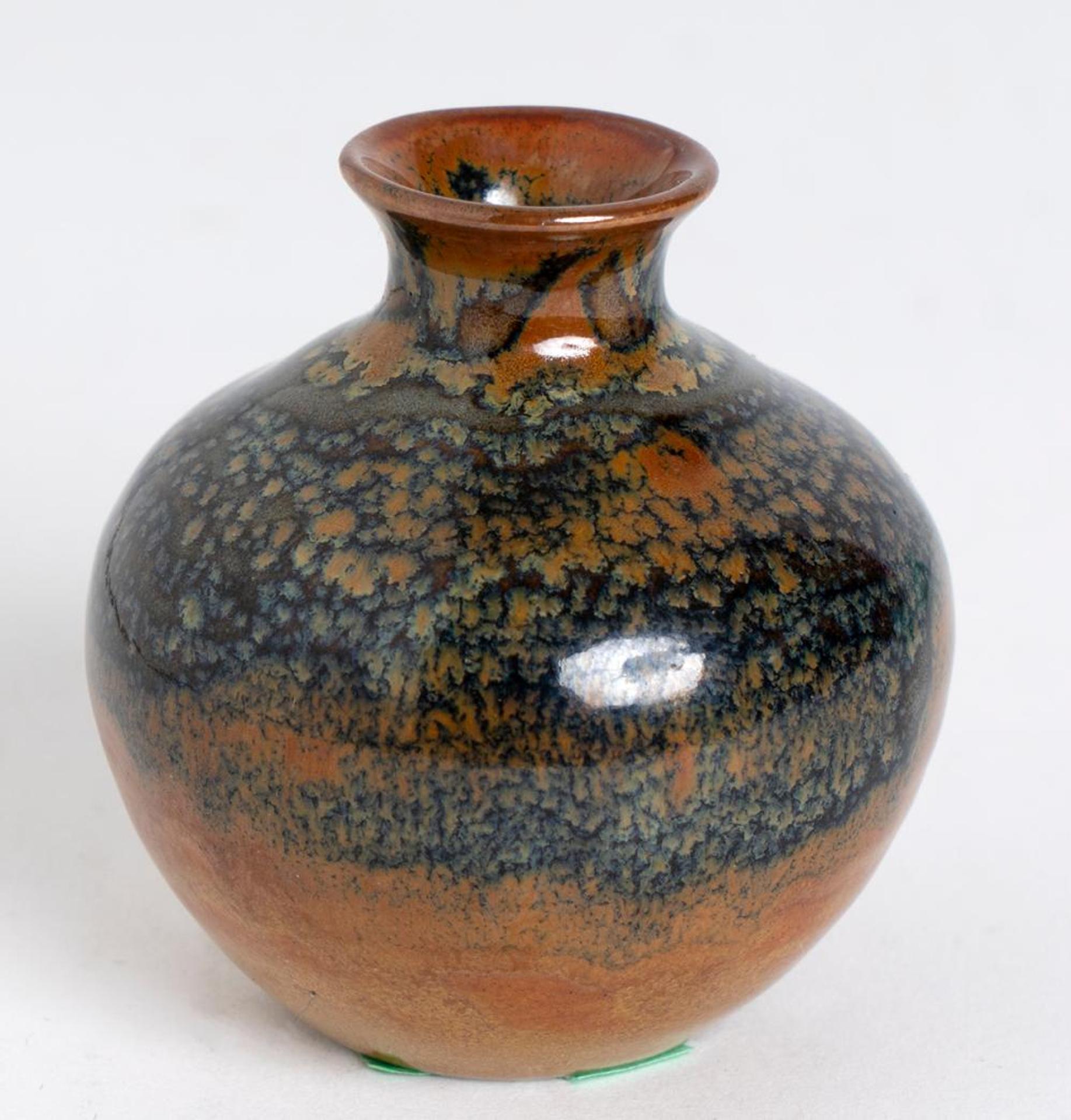 Jack Sures (1934-2018) - Miniature Brown Bud Vase