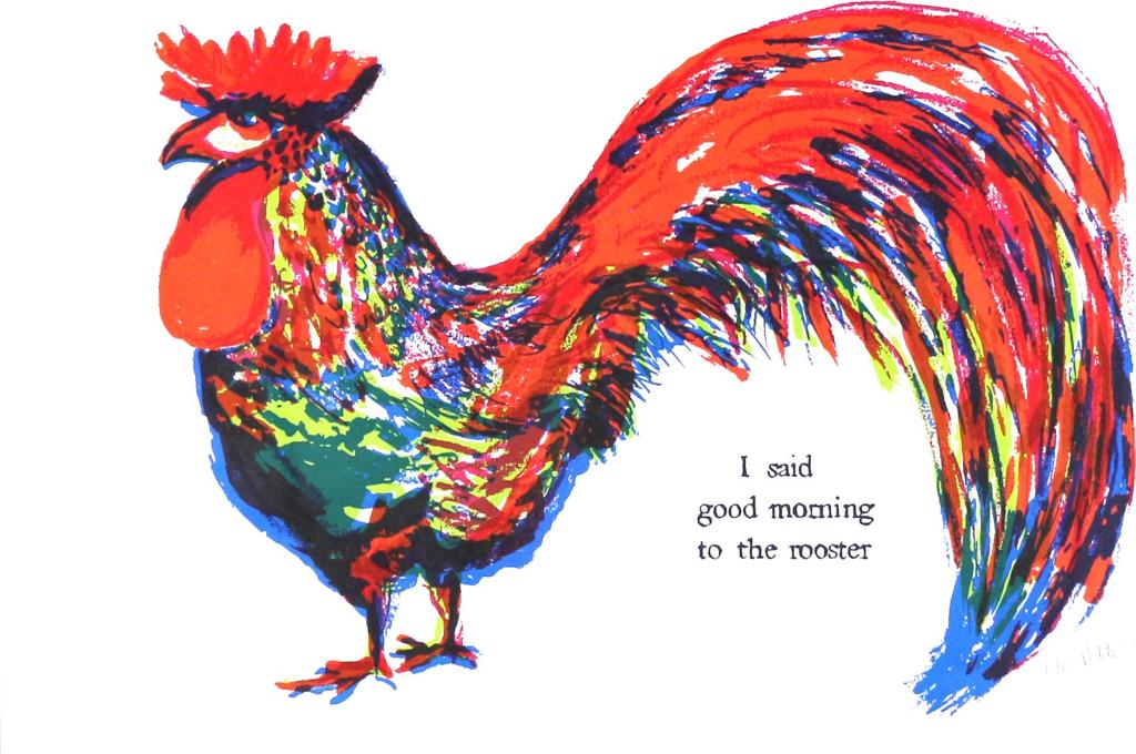 Charles Pachter (1942) - I Said Good Morning To The Rooster; 1965
