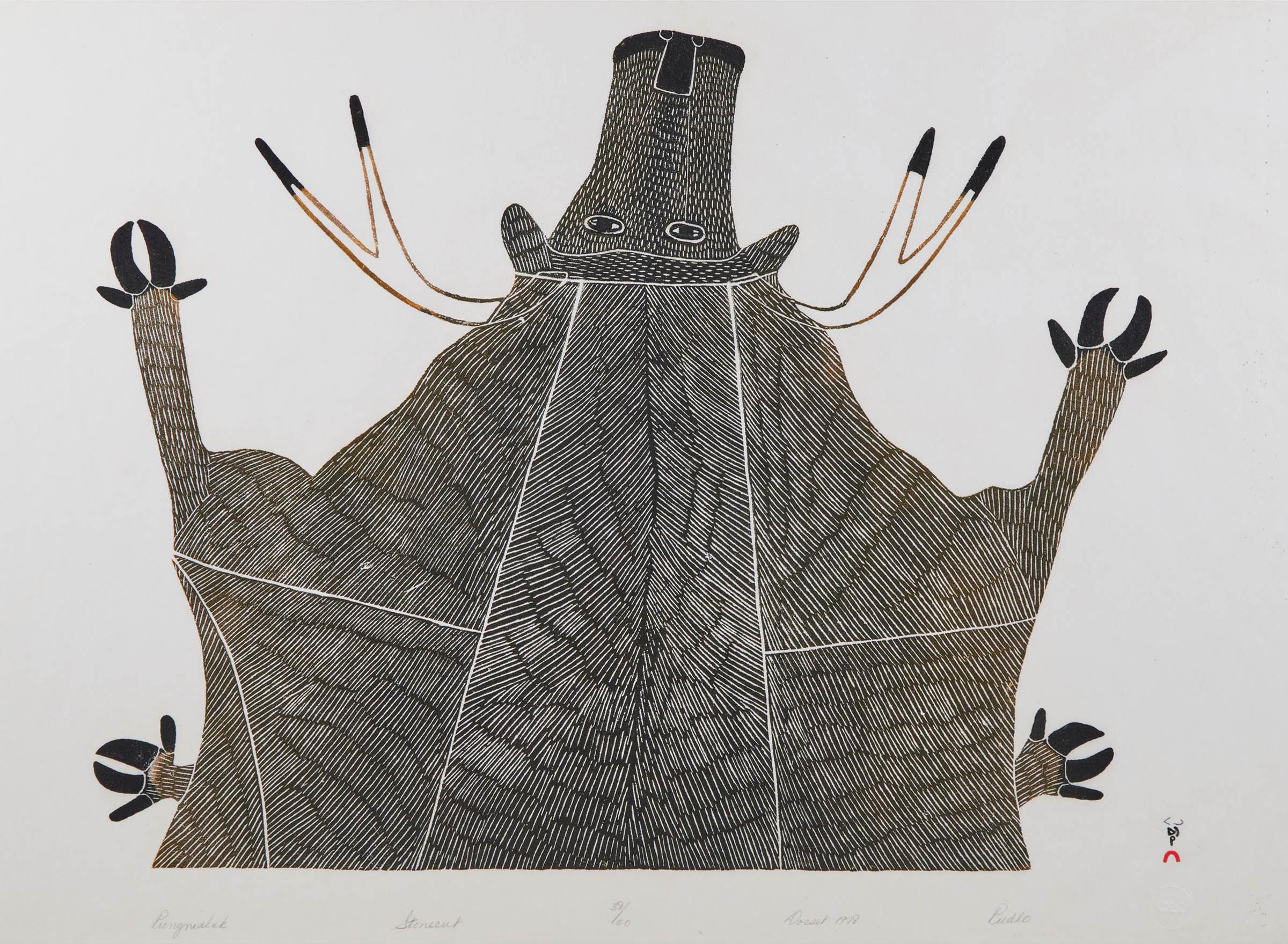 Pudlo Pudlat (1916-1992) - Pungnialuk, 1978