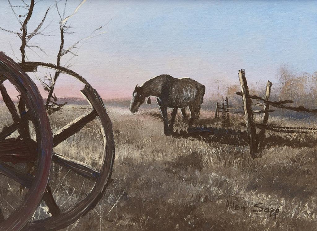 Allen Fredrick Sapp (1929-2015) - Flies are Bothering the Horse