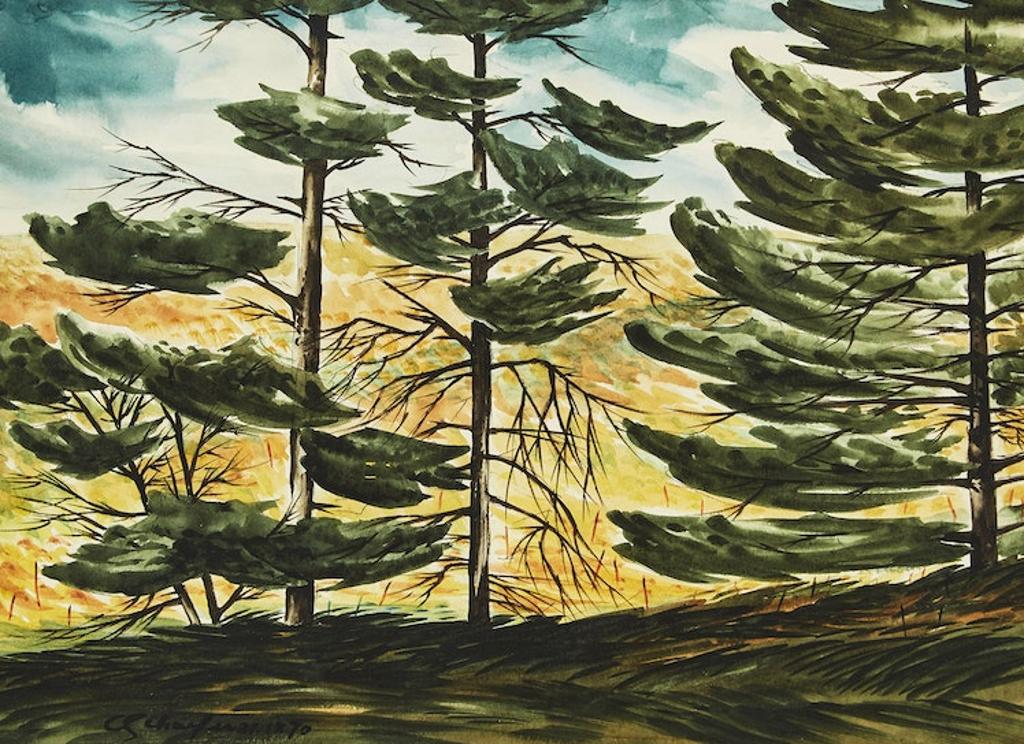 Carl Fellman Schaefer (1903-1995) - The Pines, Pinnacle Hill Woods, Waterloo County