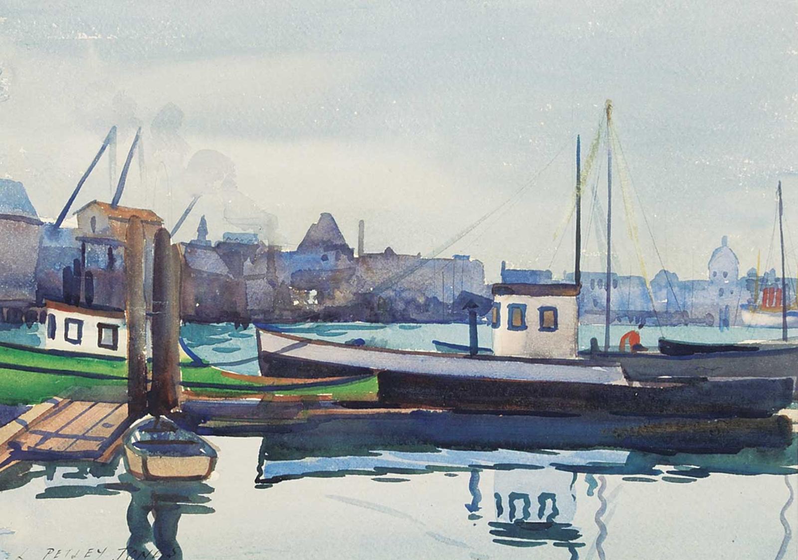 Llewellyn Petley-Jones (1908-1986) - Victoria Harbour Scene