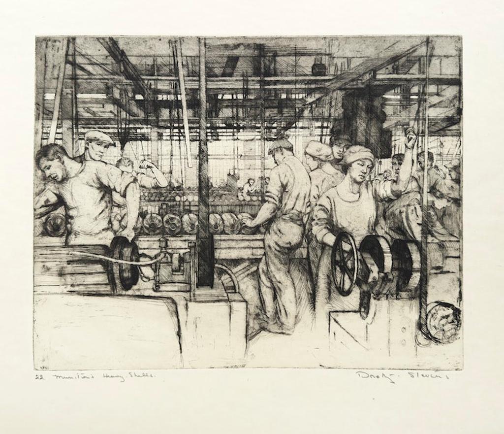 Dorothy Austin Stevens (1888-1966) - Six WWI Industrial Production etchings