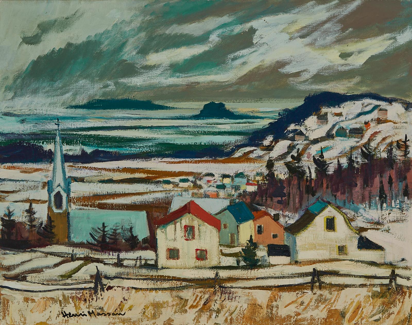 Henri Leopold Masson (1907-1996) - End Of Winter, Bic, Que., 1976