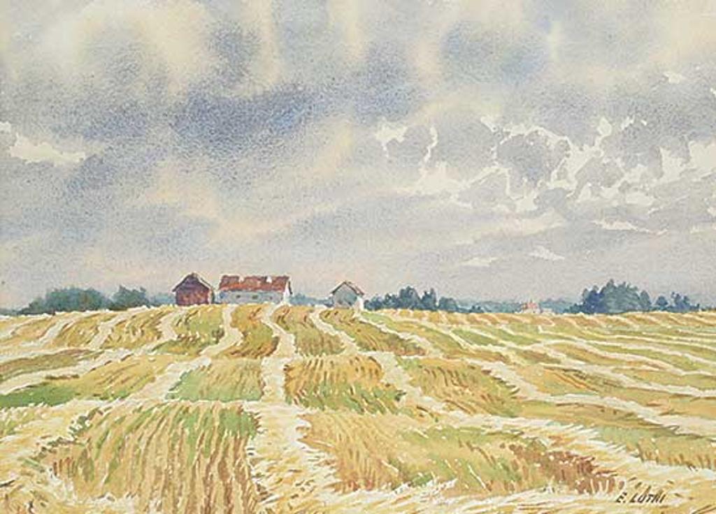 Ernest (Ernie) Luthi (1906-1983) - Untitled - Distant Farmhouse