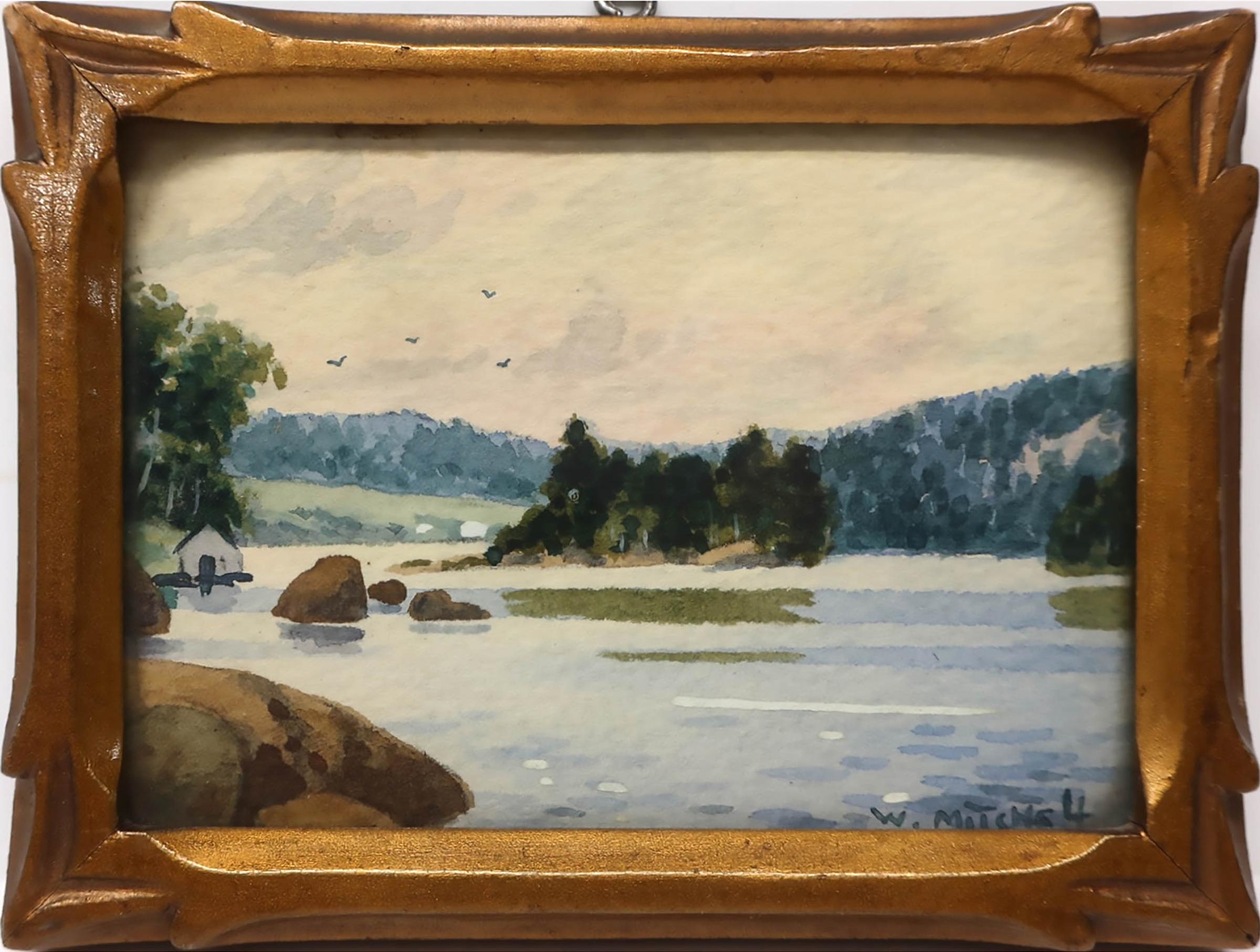 Willard Morse Mitchell (1879-1955) - Beautiful Lake L'achigan, In The Famous Laurentian Mountains, P.Q. - Canada