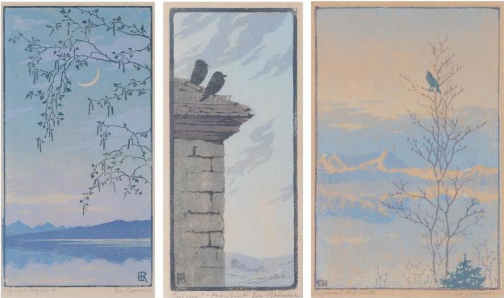 Eva Roemer (1889-1977) - Birds and Trees