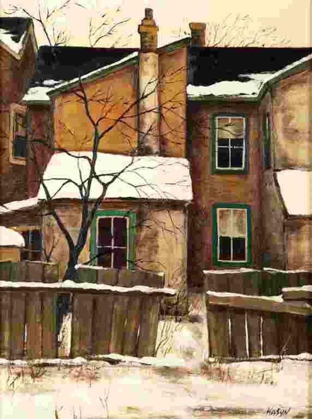 John Kasyn (1926-2008) - Back of St. Patrick St. (1969)