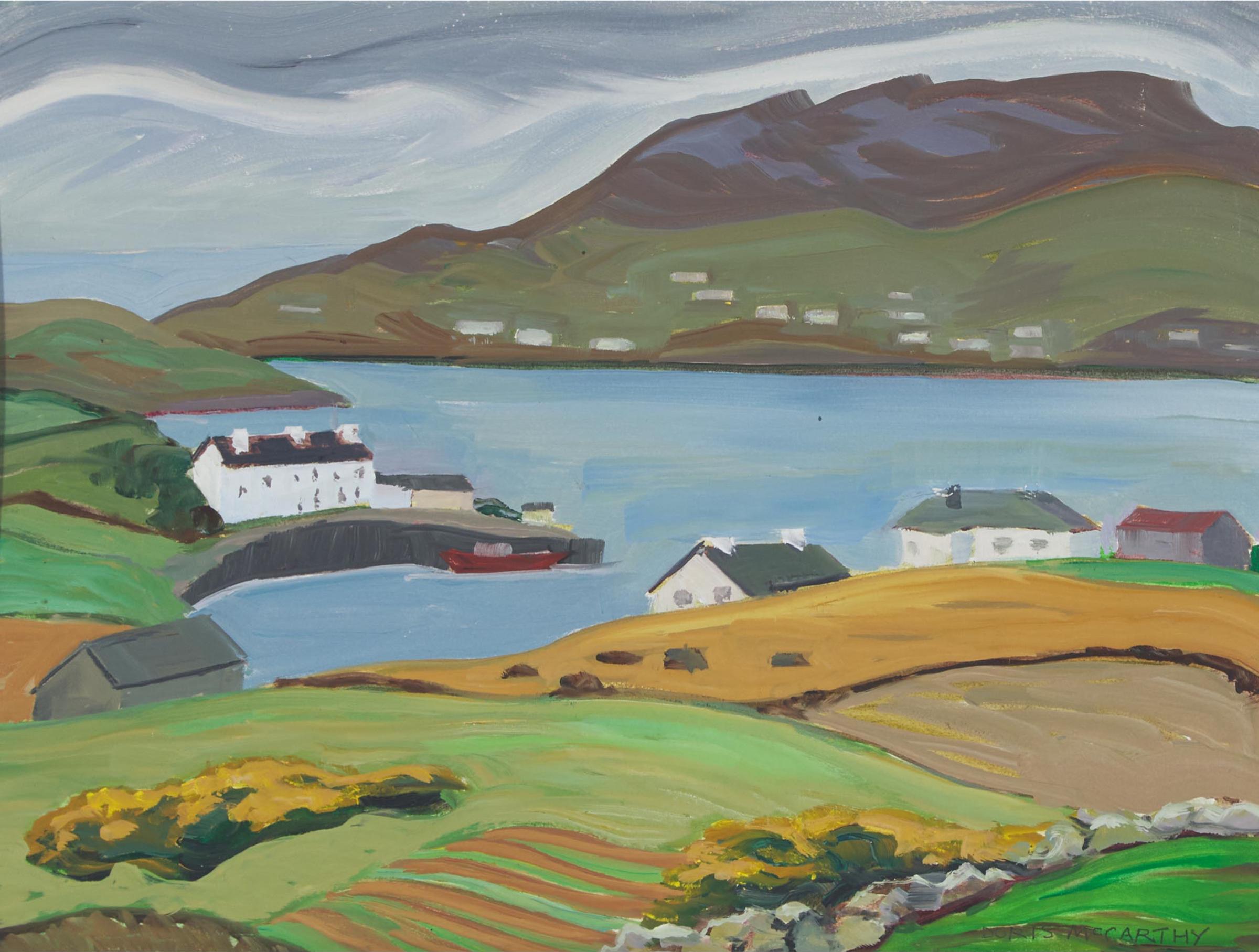 Doris Jean McCarthy (1910-2010) - The Quay At Curran [sic - Corraun, County Mayo], 1999