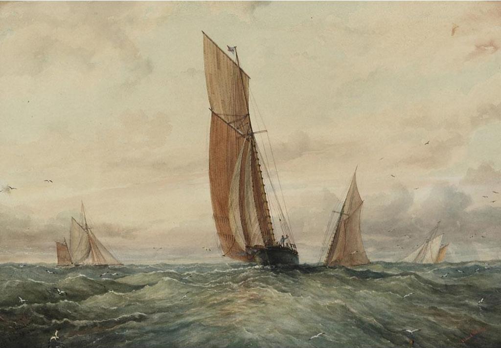 William Armstrong (1822-1914) - Herring Trawlers