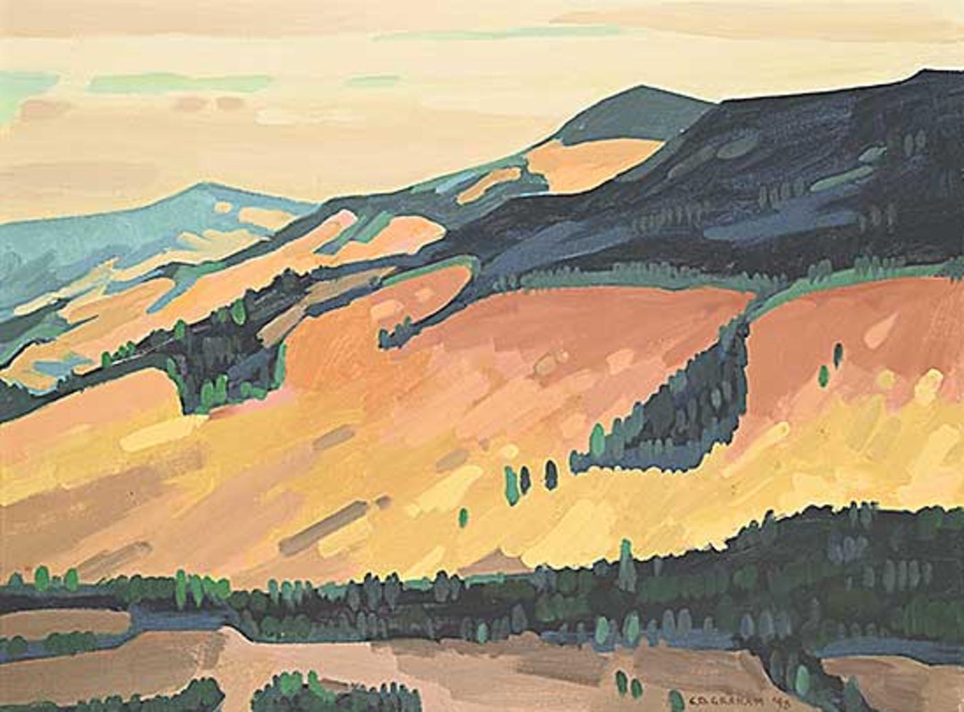 Colin D. Graham (1915-2010) - Kootenay Mountainside