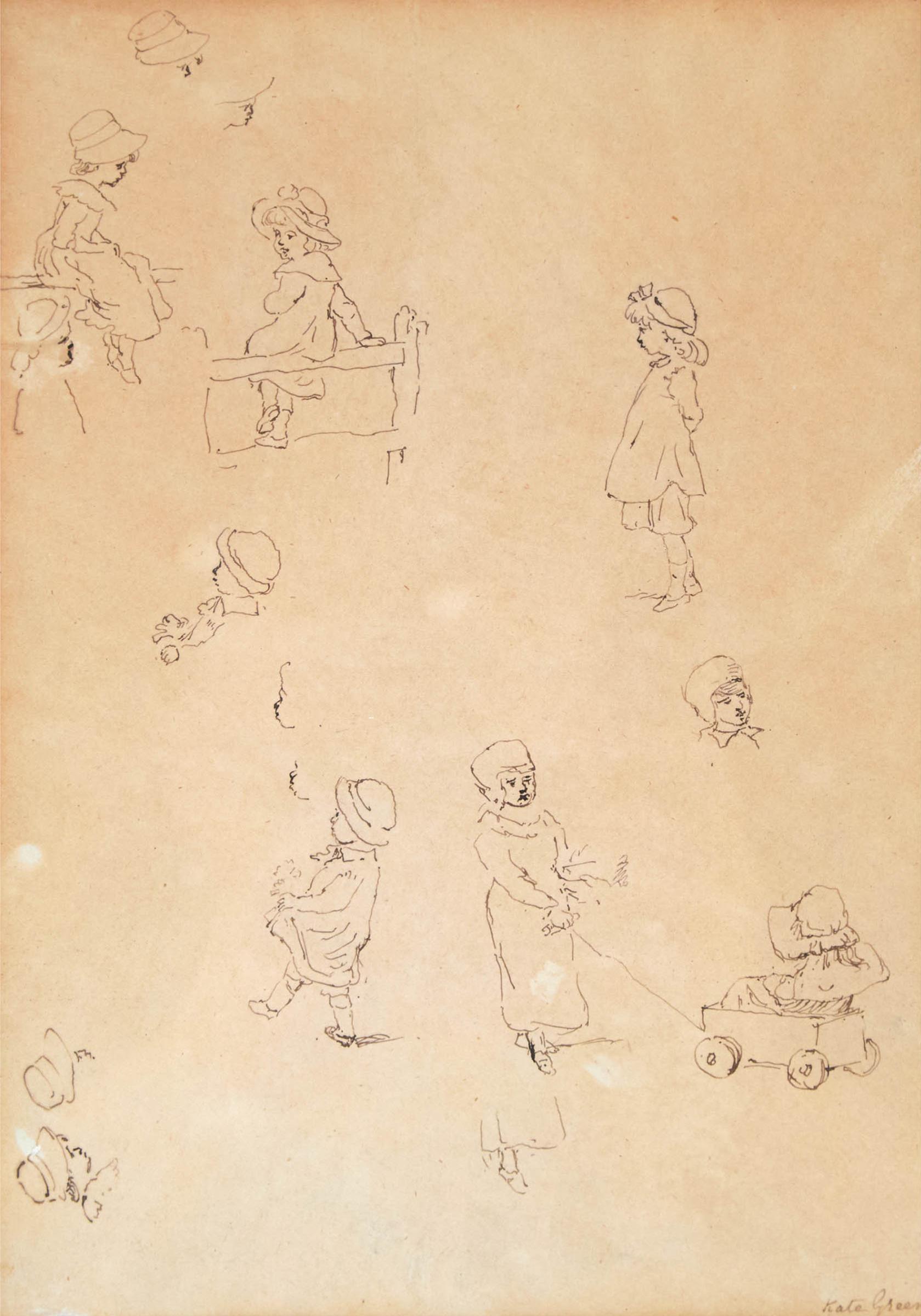 Kate Greenaway - Studies Of Children