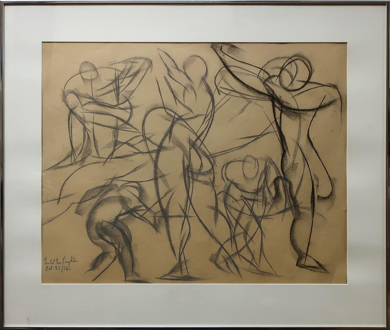 Isabel Grace McLaughlin (1903-2002) - Untitled (Figures)