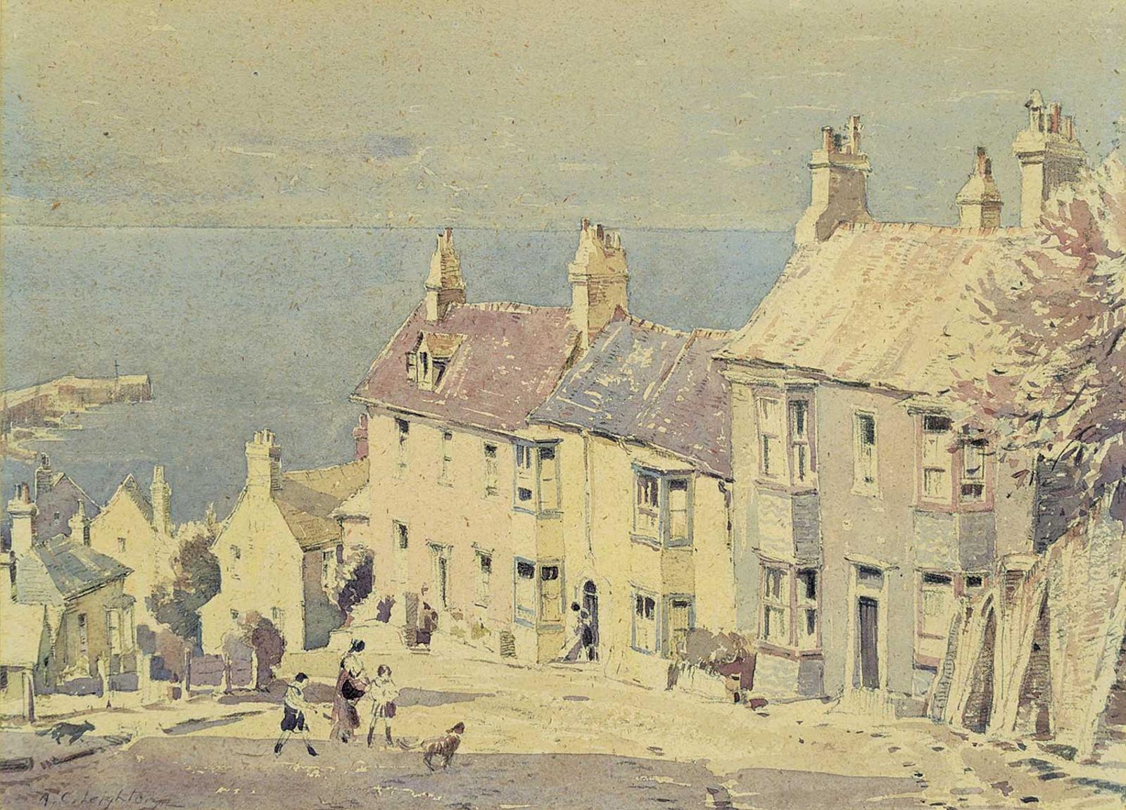 Alfred Crocker Leighton (1901-1965) - Lyme Regis, Dorset, England