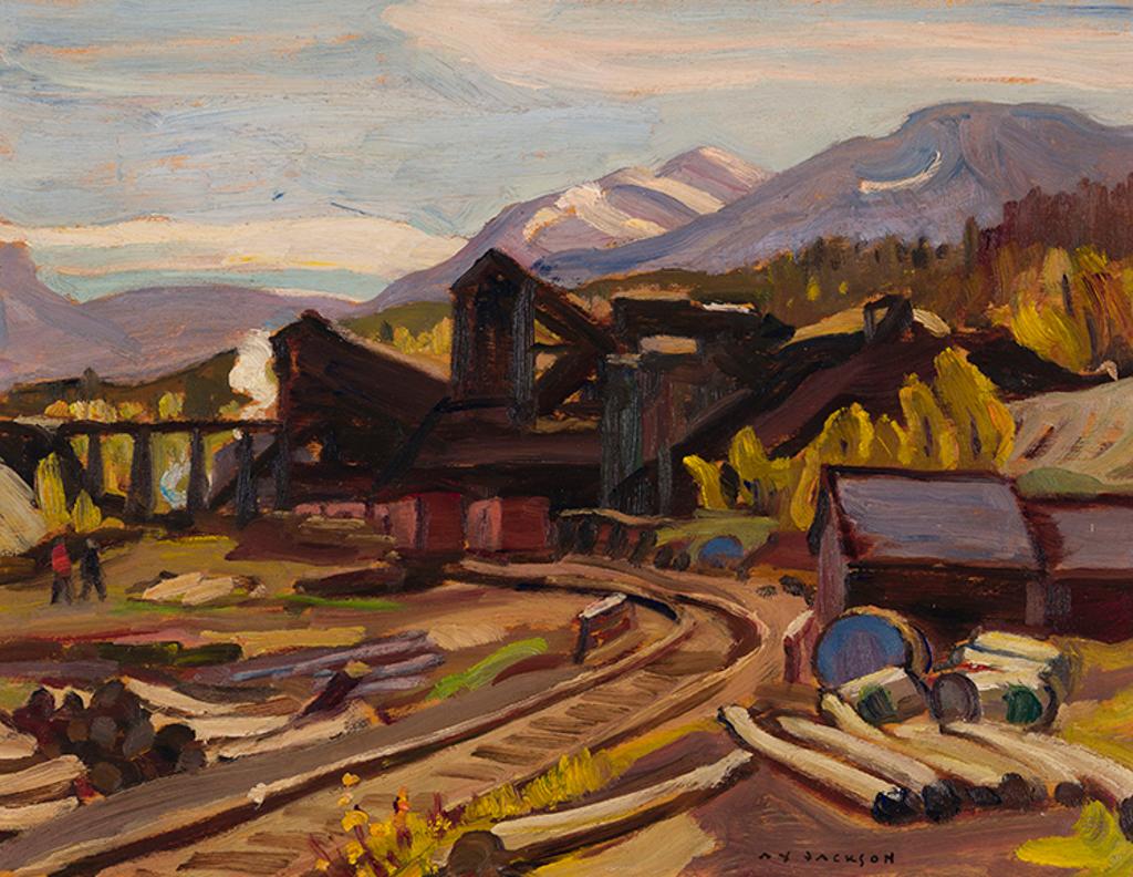 Alexander Young (A. Y.) Jackson (1882-1974) - Coal Mine at Canmore