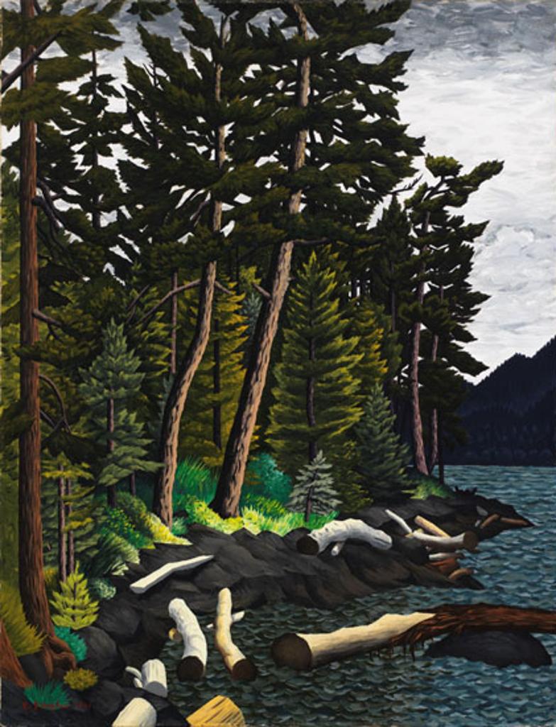 Edward John (E. J.) Hughes (1913-2007) - Trees on Gabriola Island