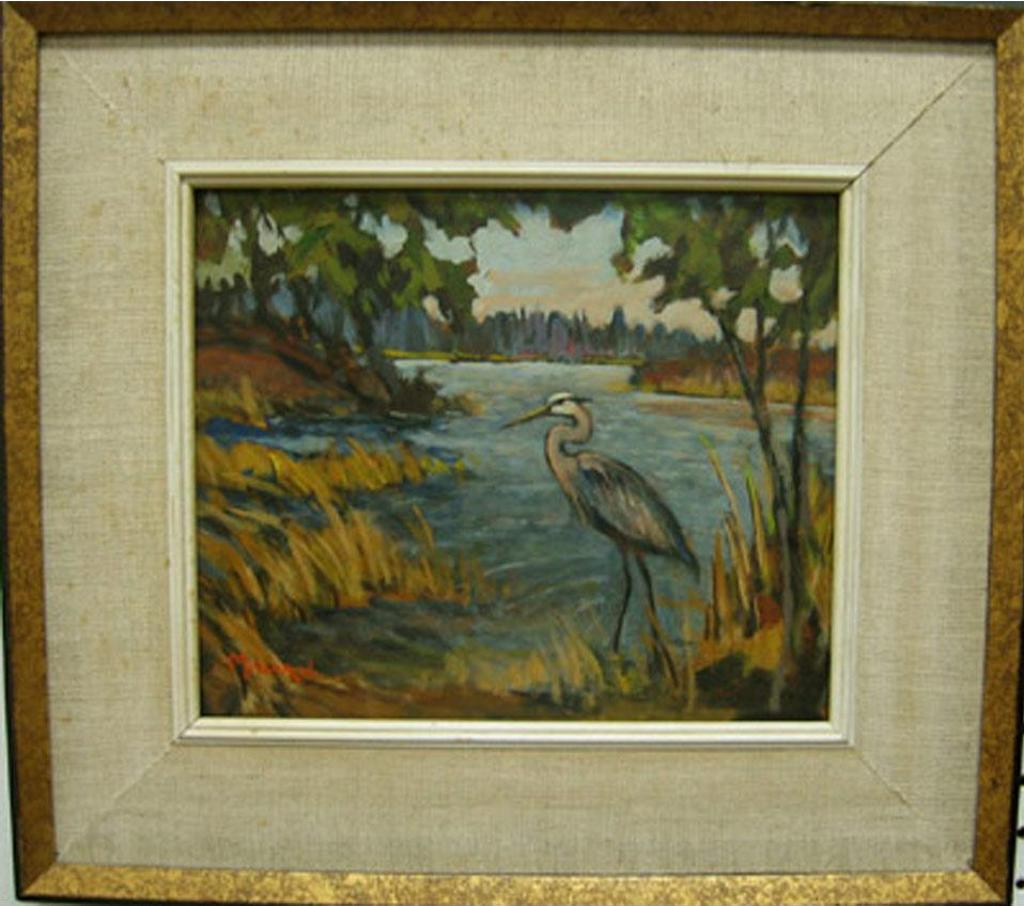 James Millar (1897-1977) - Great Blue Heron (Algonquin 1972)