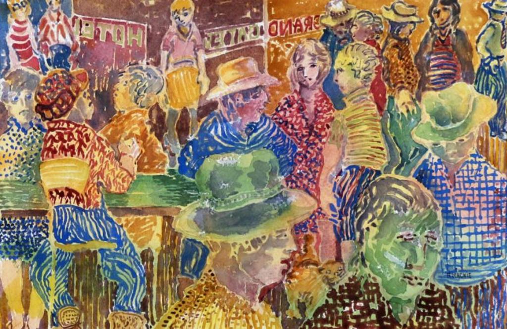 Dora Helen Mackie (1926) - A Colourful Crowd