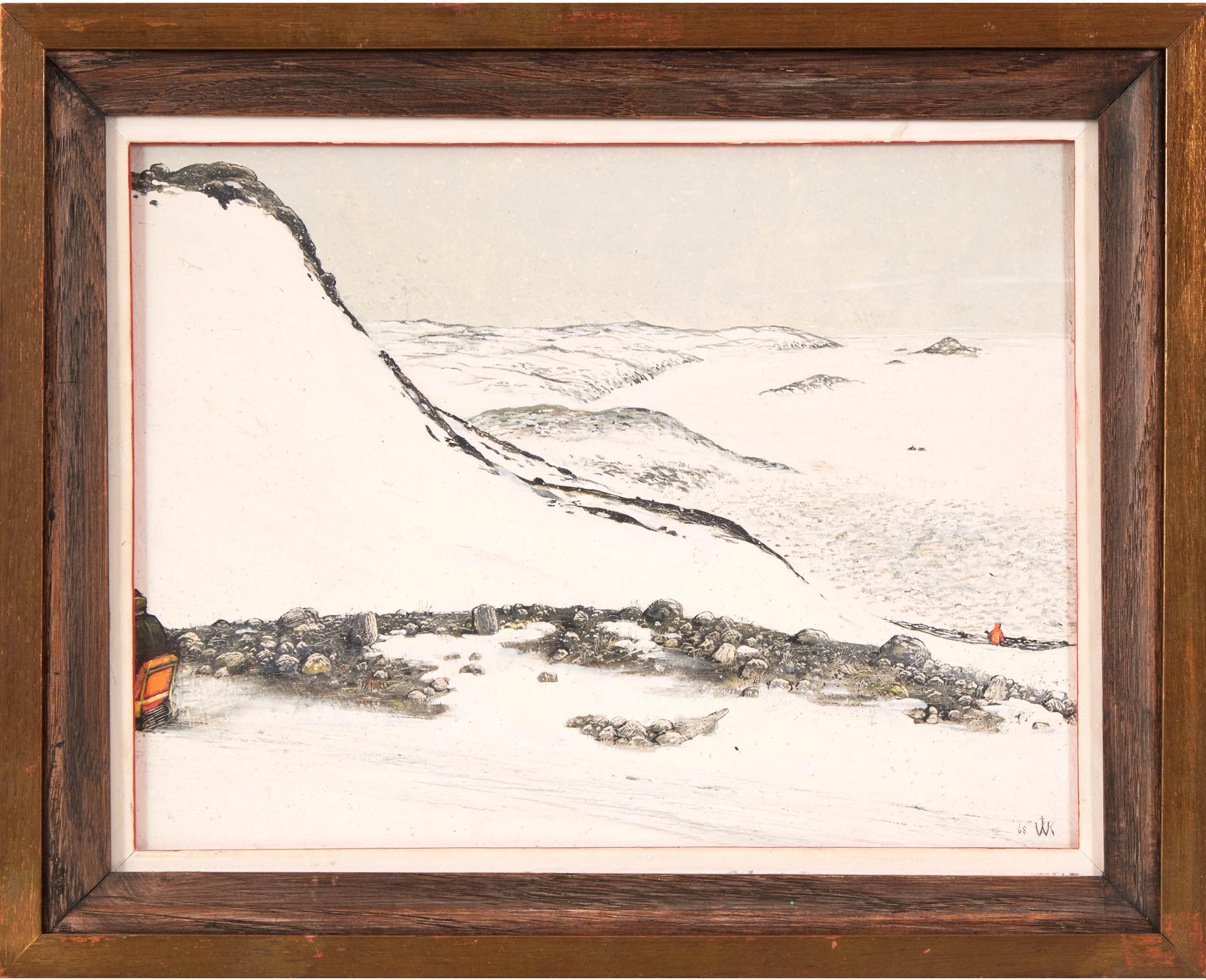William Kurelek (1927-1977) - View On Frobisher Bay, 1968