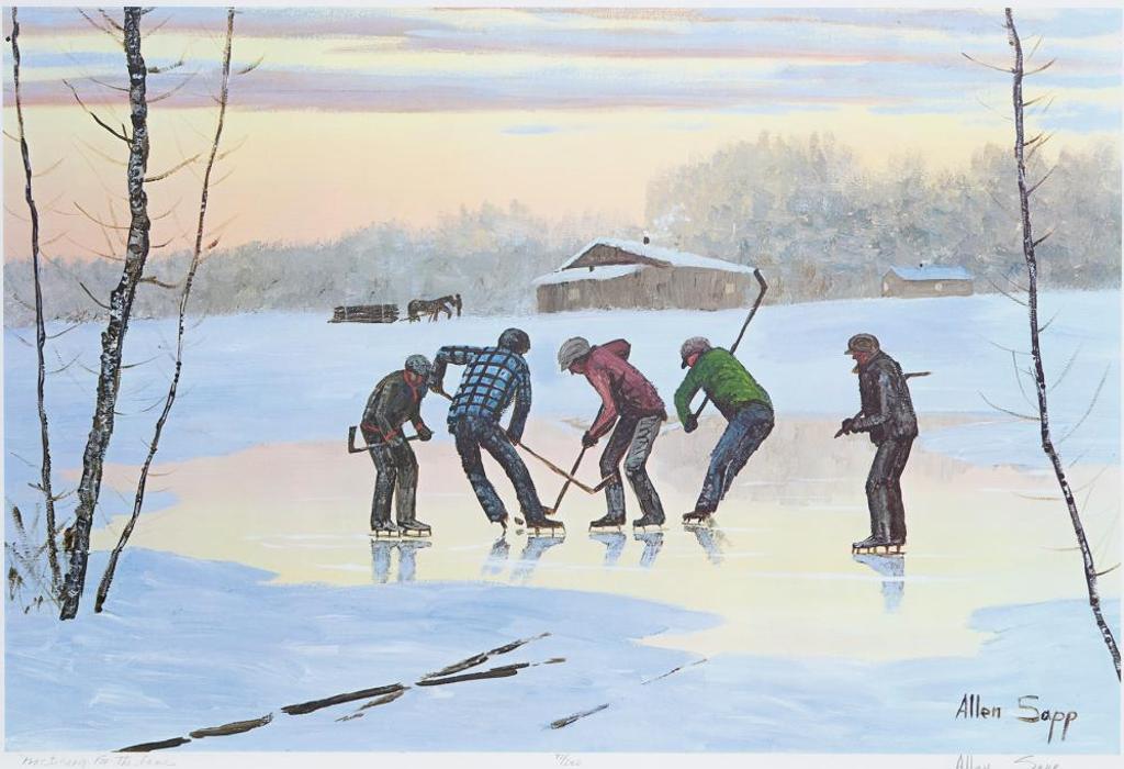 Allen Fredrick Sapp (1929-2015) - Practising for the Game