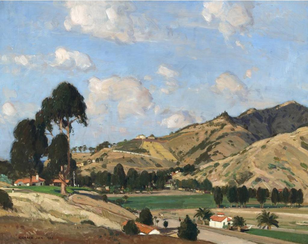 Richard Jack (1866-1952) - Hillside Landscape