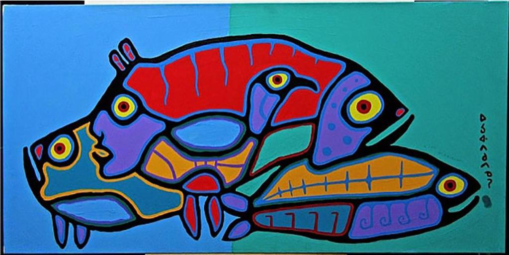 Norval H. Morrisseau (1931-2007) - All Is Well