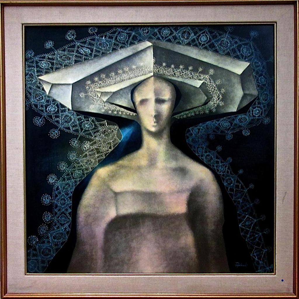 Alexander Jan Poplonski (1934) - Untitled (Fancy Hat)
