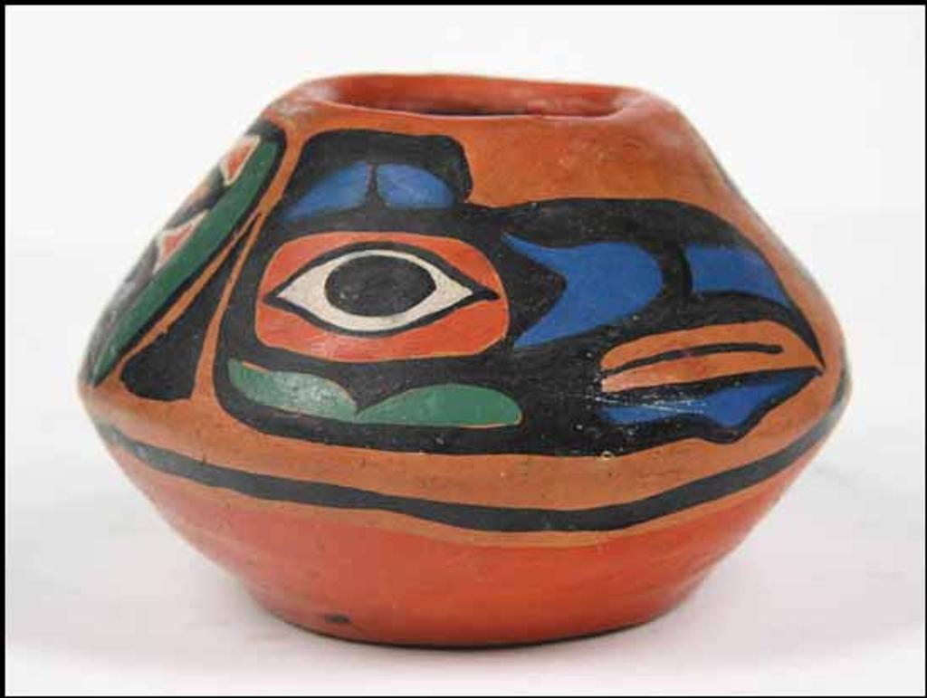 Emily Carr (1871-1945) - Klee Wyck Ceramic Bowl with Thunderbird Motif