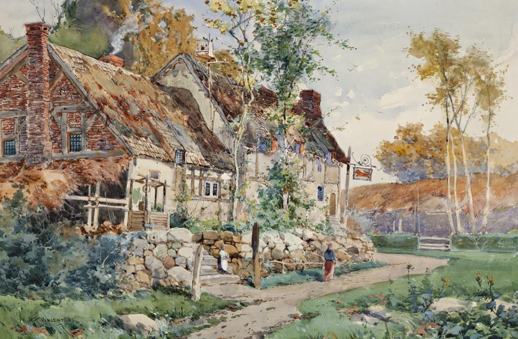 Harry Aiken Vincent (1864-1931) - A Country Inn