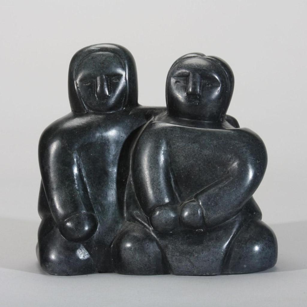Camille Manngilik Iquliq (1962-2005) - Seated Inuit Couple