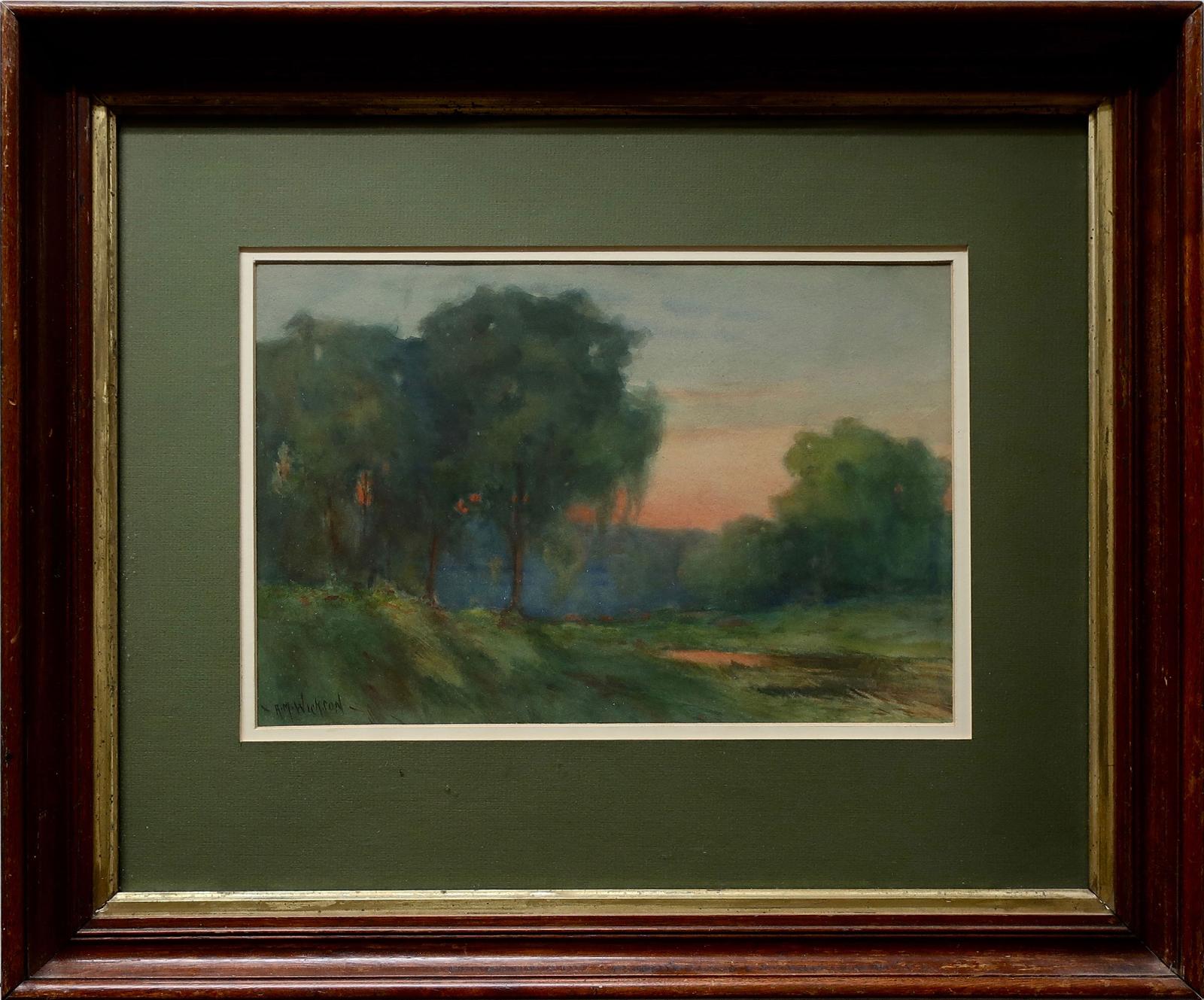 Alfred Morton Wickson (1882-1947) - Untitled (Landscape At Dusk)