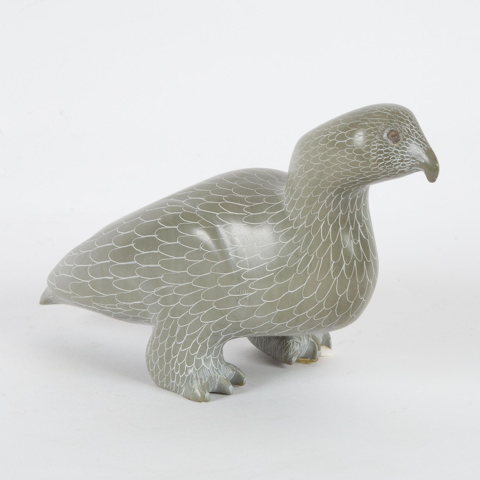 Samwillie Iquluk - Grey Etched Bird