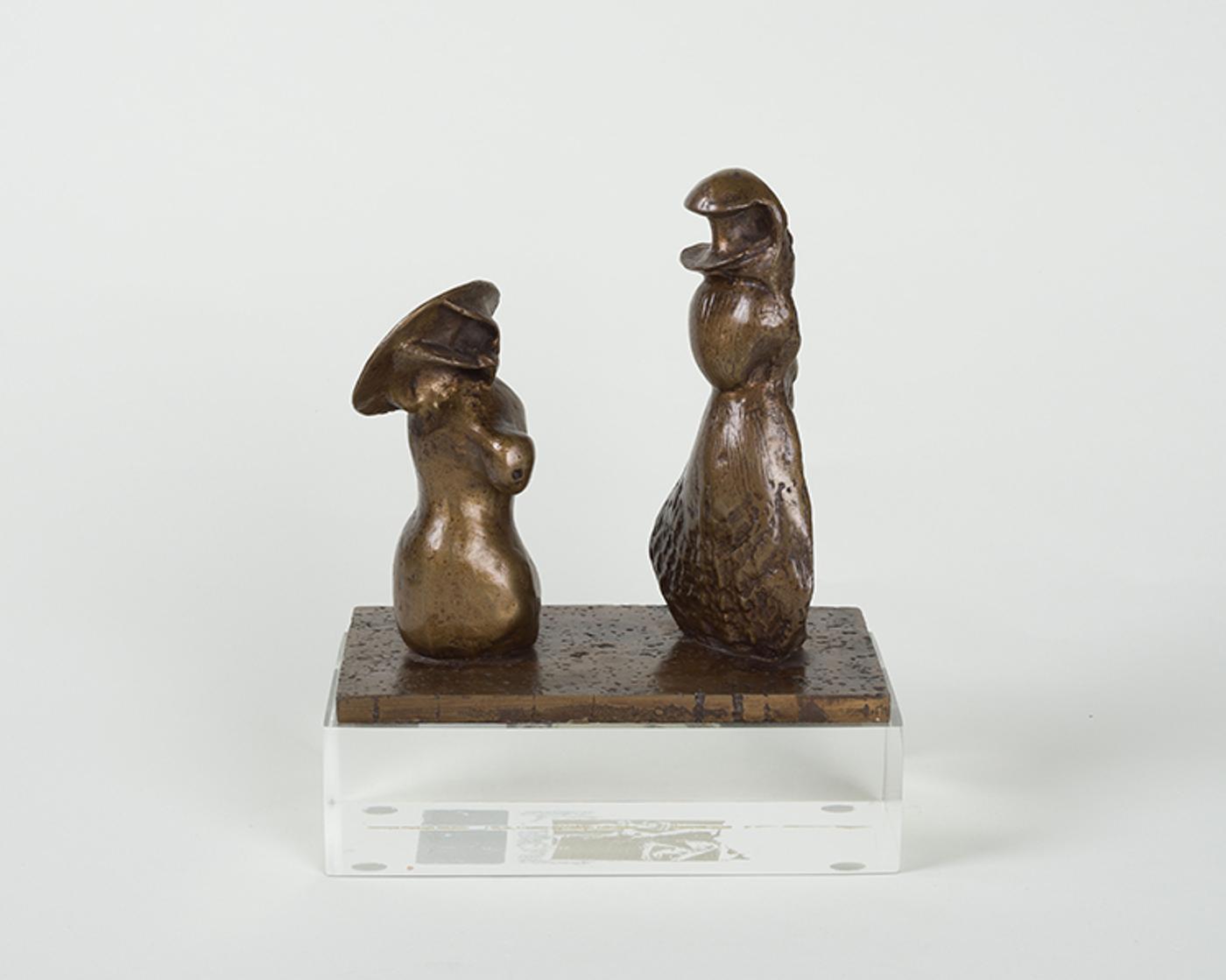 Henry Spencer Moore (1898-1986) - Girl and Dwarf, cast 1