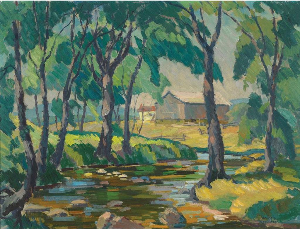 Hilton MacDonald Hassell (1910-1980) - In The Heat Of Summer, Nr. Milton, Ont.