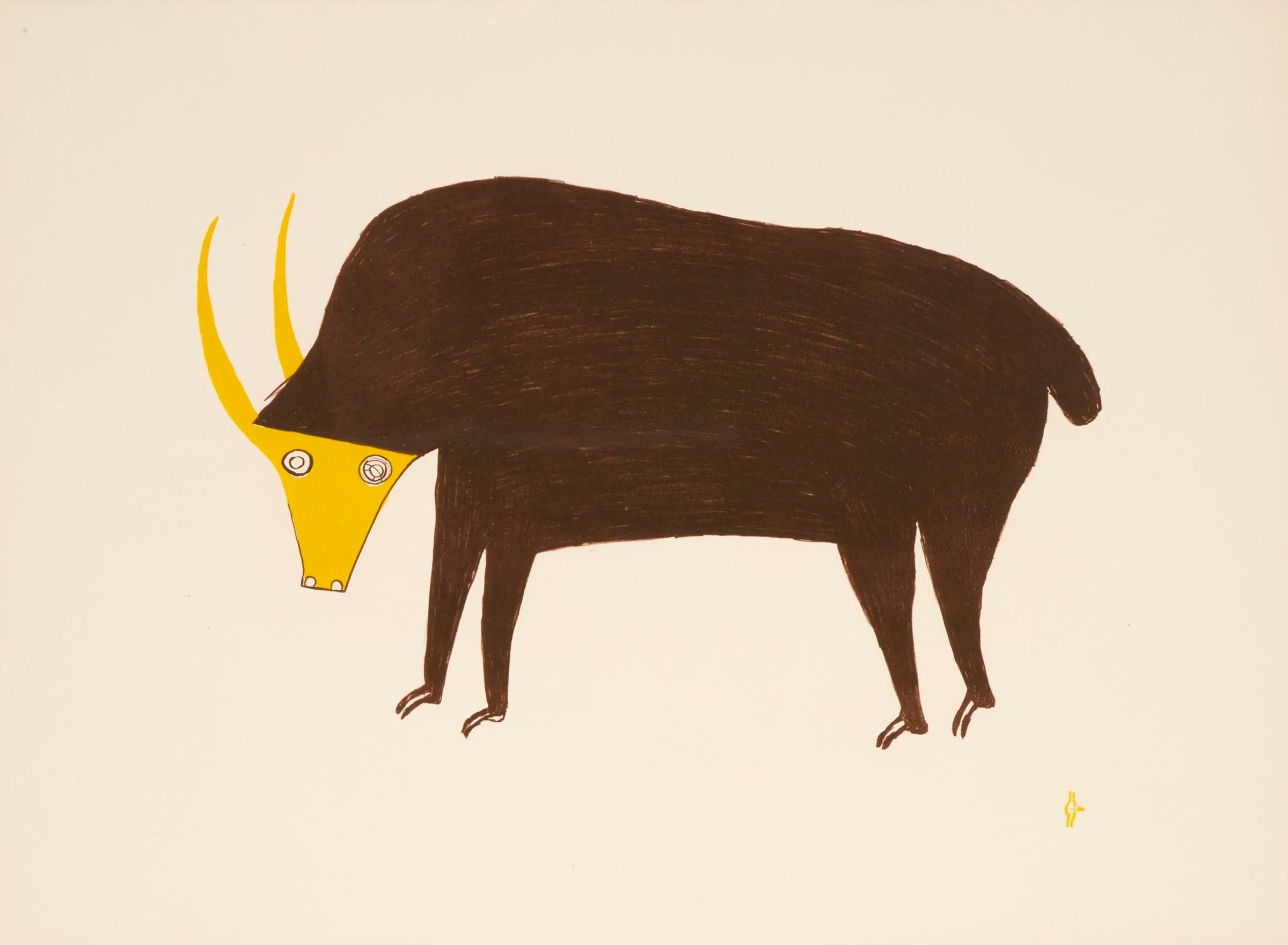 Jessie Oonark (1906-1985) - Untitled (Musk Ox), Ca. 1967