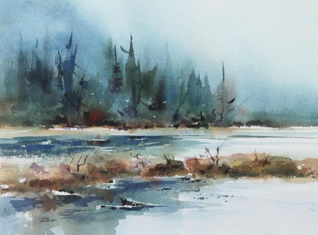 John Henry Herreilers (1924-2001) - Misty Autumn Landscape