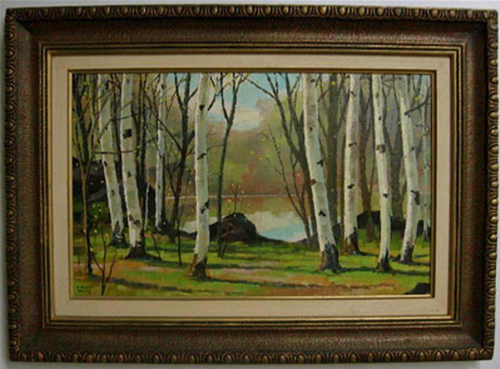 Harold Oswald Stacey (1909-1968) - Pond Through Birches