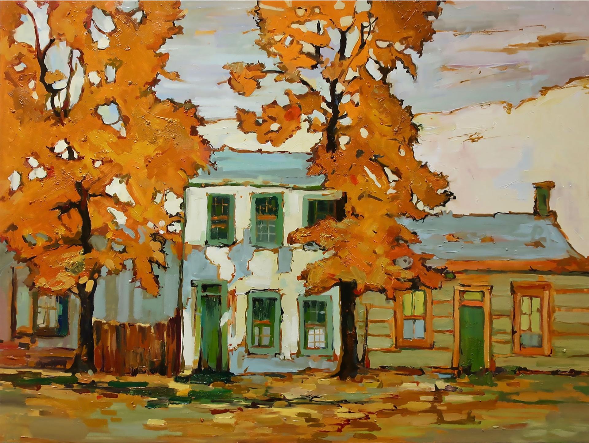 Serge Deherian (1955) - Autumn - Houses, Richmond Street