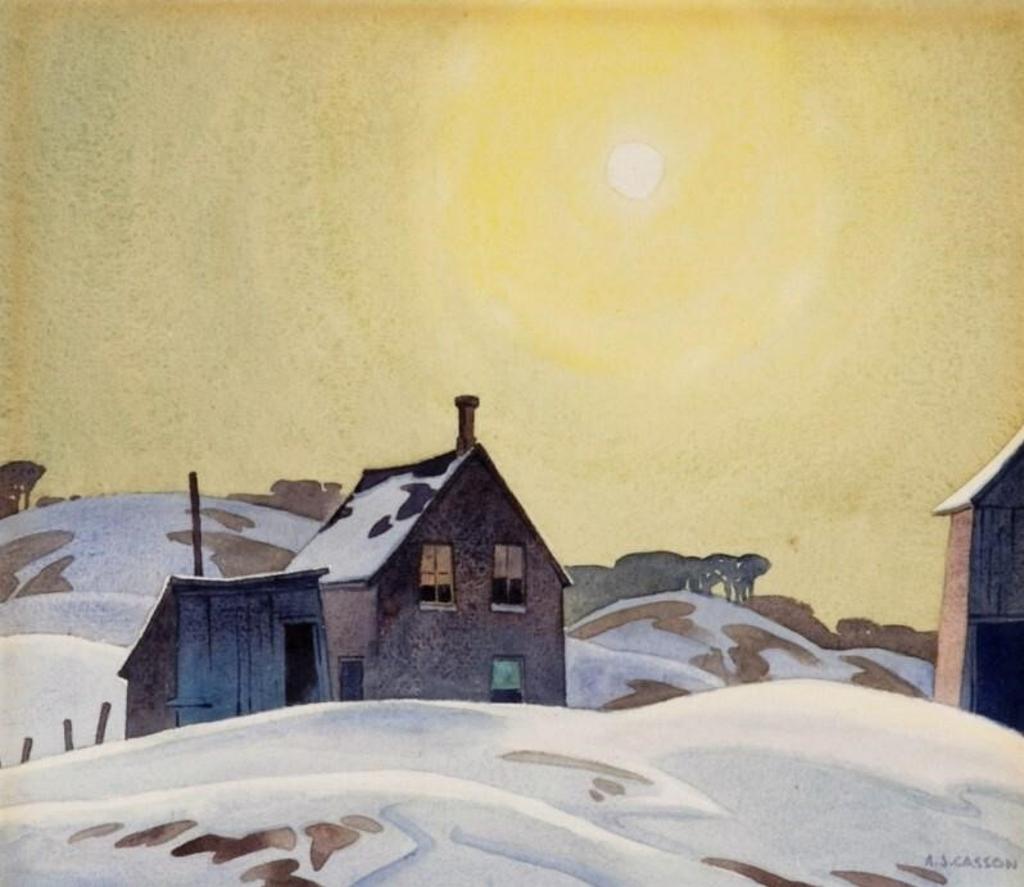 Alfred Joseph (A.J.) Casson (1898-1992) - Winter Sun (1931)