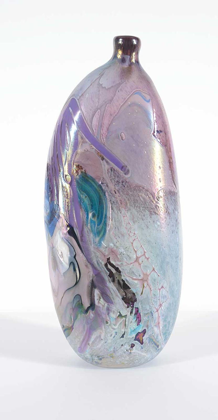 Robert D.M. Held (1943) - Tall Iridescent Vessel