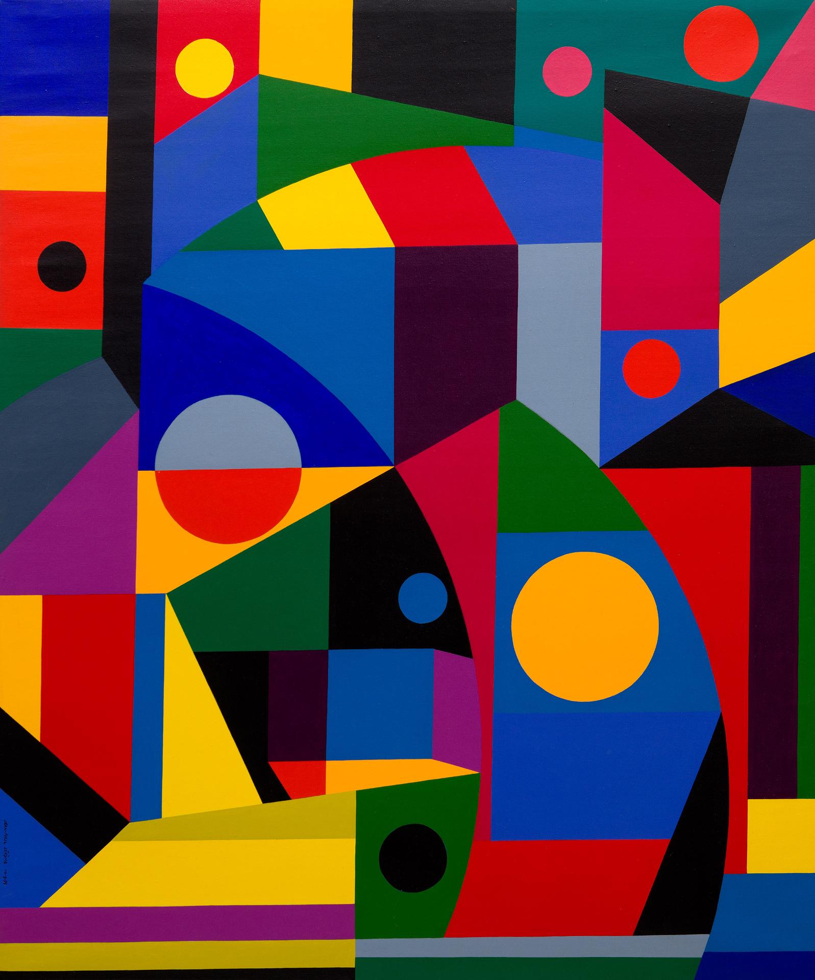 Jean-Paul Jérôme (1928-2004) - L'aventure des couleurs, 1994