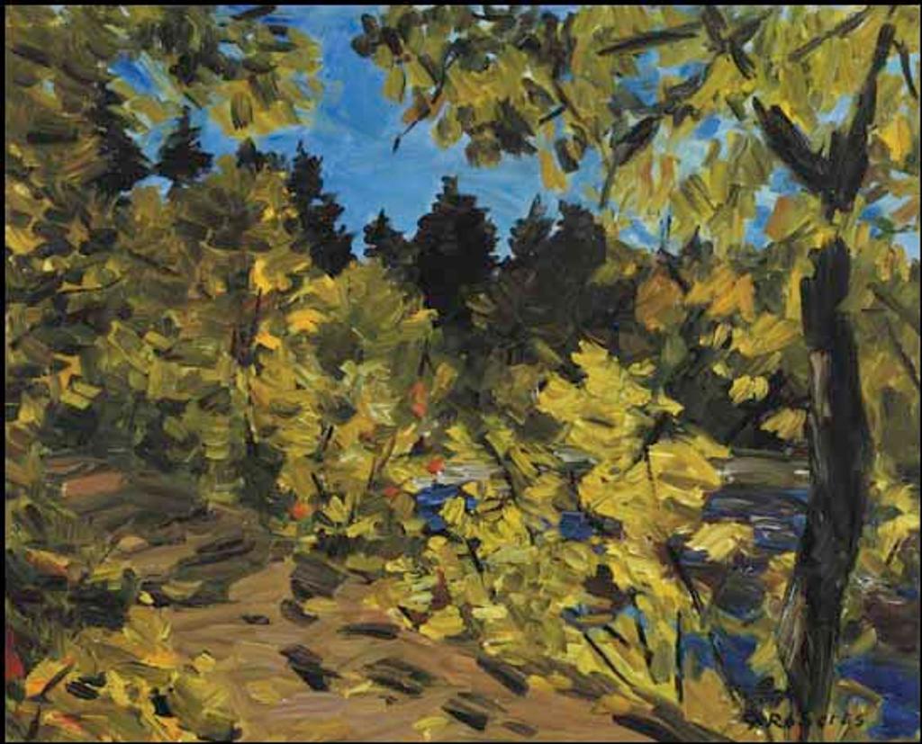 William Goodridge Roberts (1921-2001) - Path Beside Lake - Autumn