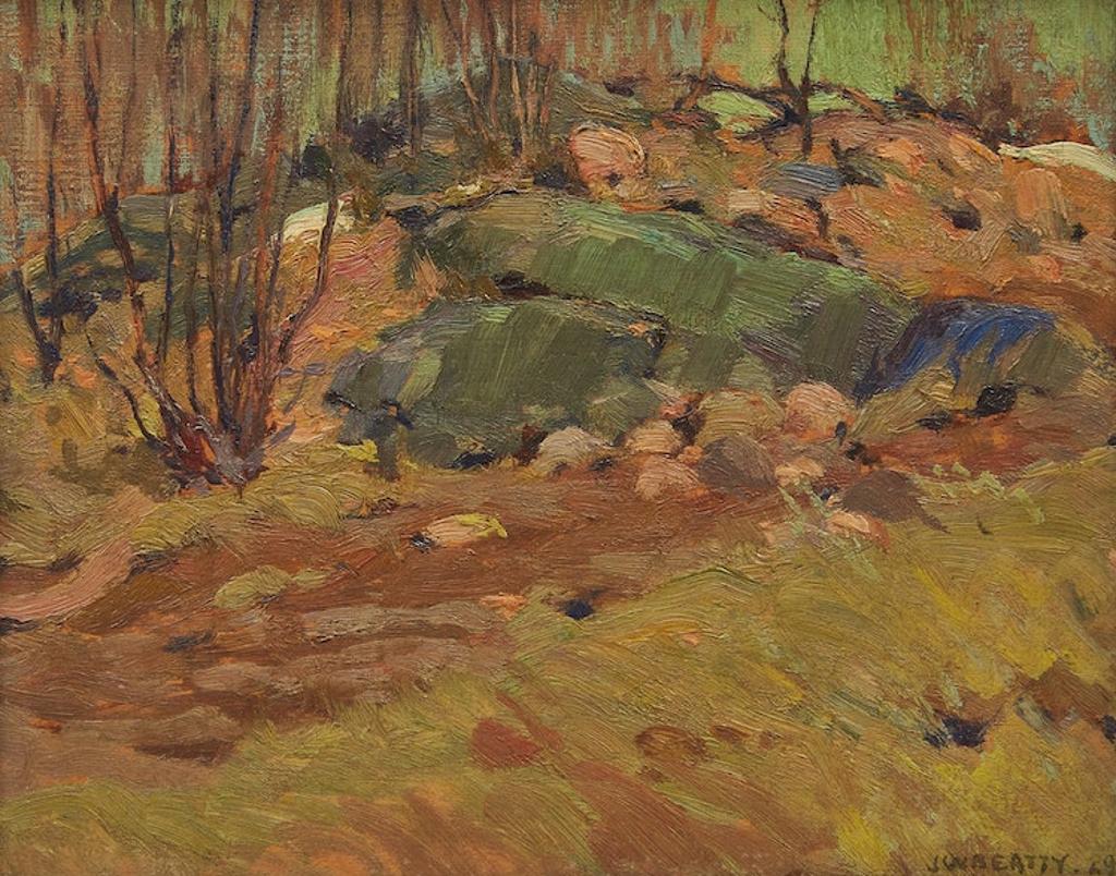John William (J.W.) Beatty (1869-1941) - Spring Landscape