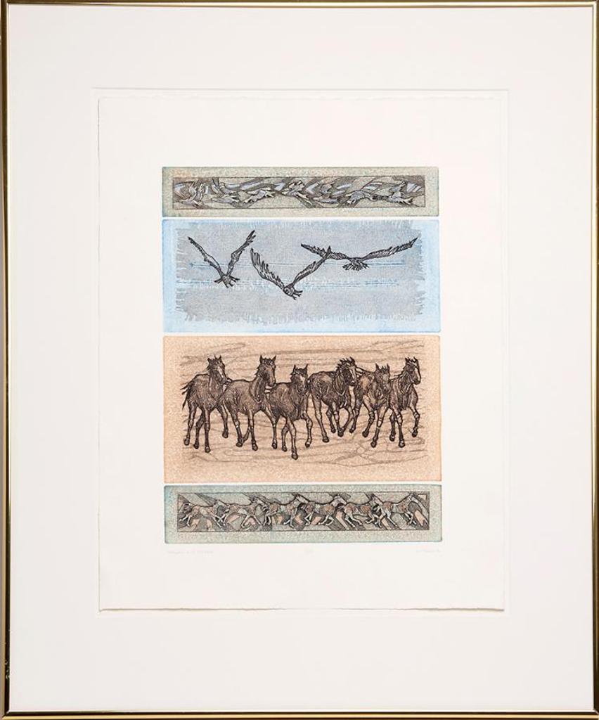 Helen D. Mackie (1926-2018) - Hawks and Horses