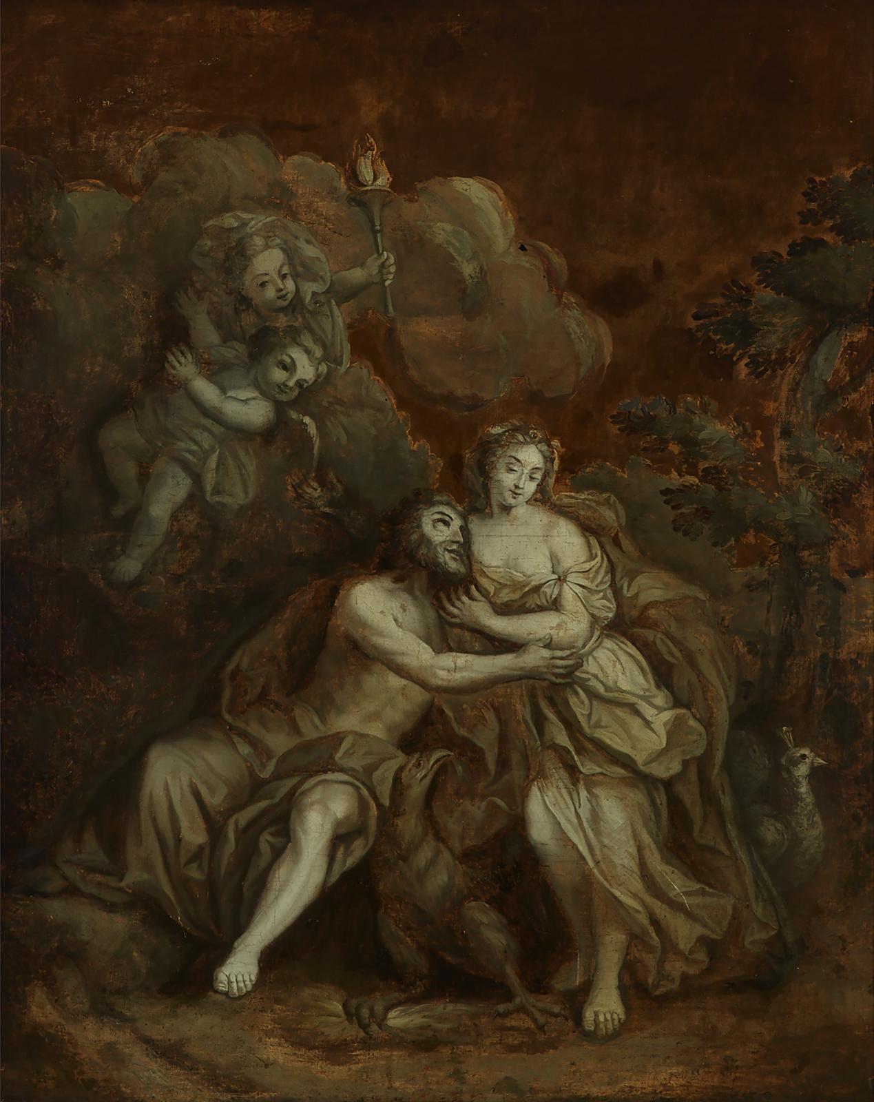 (Circle of) Peter Paul Rubens (1577-1640) - Jupiter And Juno On Mount Ida