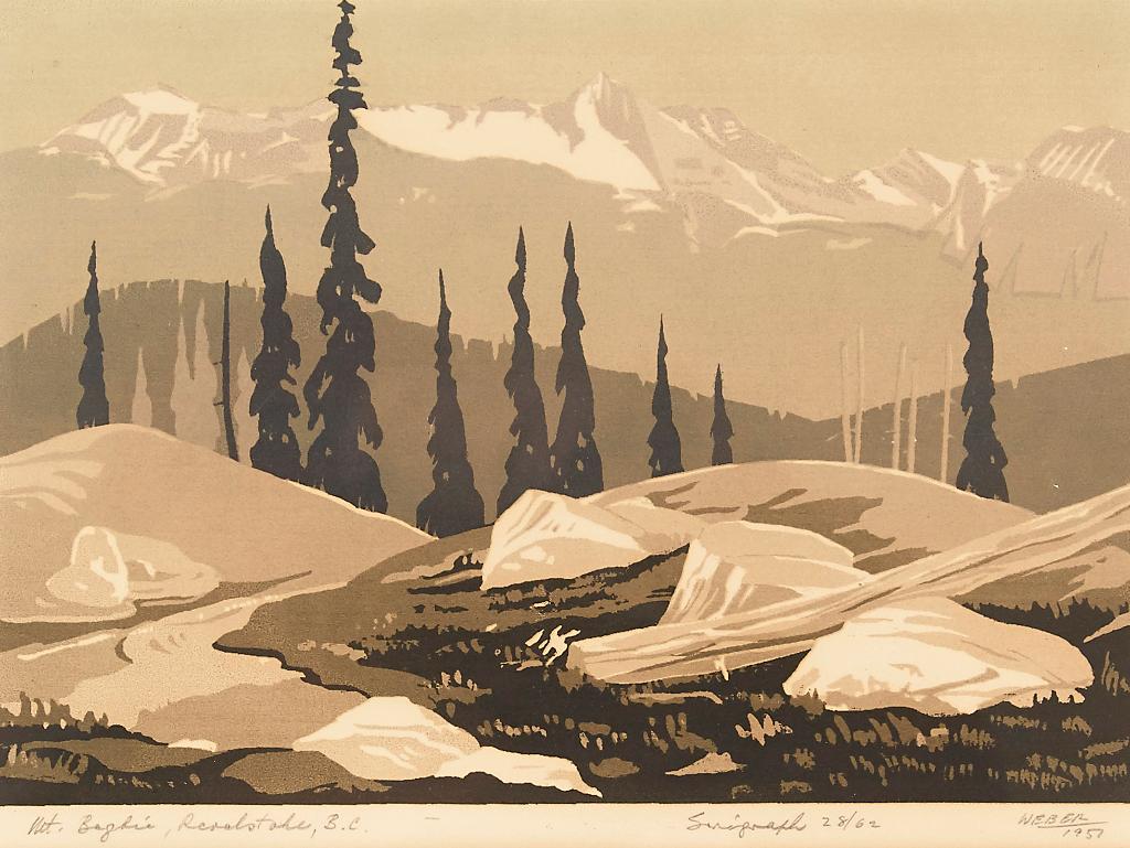George Weber (1907-2002) - Mt. Baglie, Revelstoke, BC