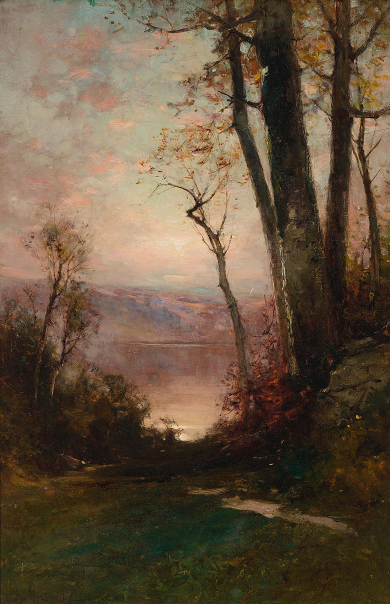 George Henry Smillie (1840-1921) - Path to the Lake