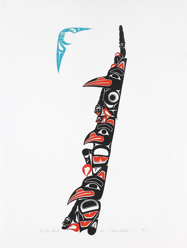 Robert Edward Sebastian (1952) - Owl Clan Totem Pole