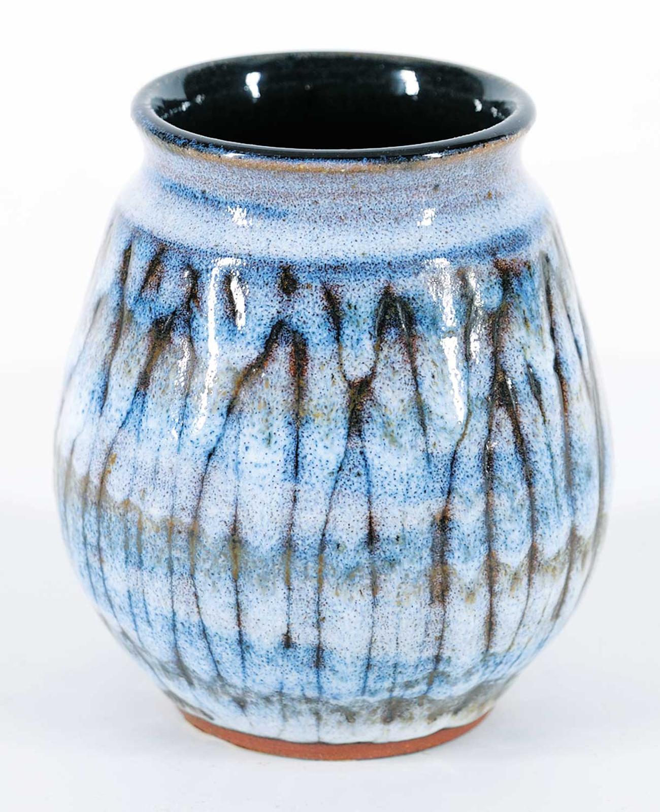 Hansen Ross - Untitled - Blue and Brown Glazed Vase